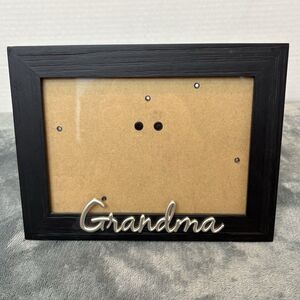 Malden International Wood Photo Frame Black Grandma 4x6